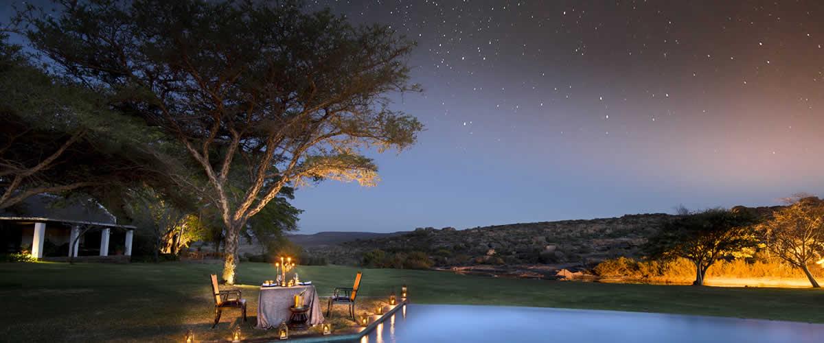 Bushmans Kloof Dining Under the Stars