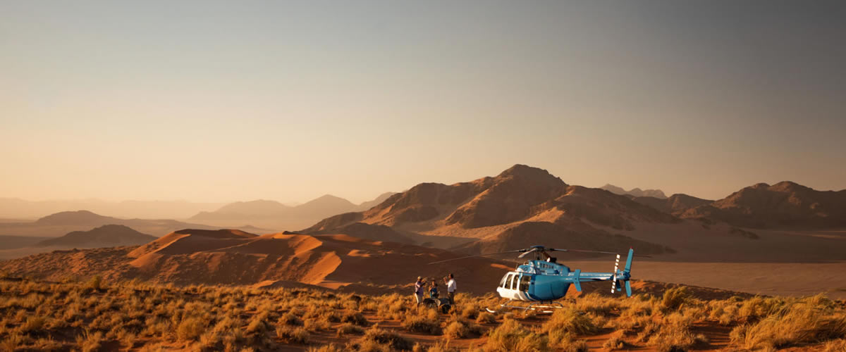 andBeyond Helicopter Sossusvlei