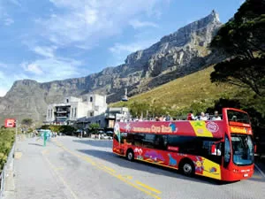 Hop on Hop Off Bus at Table Mountain